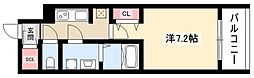 S-RESIDENCE豊国通 1Kの間取図画像
