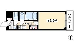 Stella 1Kの間取図画像