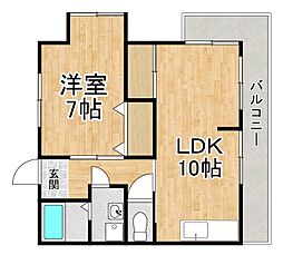 クレッセント唐崎 2階