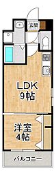 フレンドリーハウス匠大津逢坂 1LDKの間取図画像