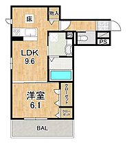 Farouche  ｜ 滋賀県大津市本堅田４丁目（賃貸アパート1LDK・1階・41.84㎡） その2