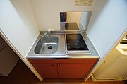 2口電気コンロ設置済み（仕様は異なる場合があります）