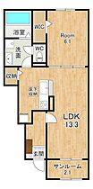 プロスペリテ下阪本  ｜ 滋賀県大津市下阪本２丁目（賃貸アパート1LDK・1階・50.01㎡） その2