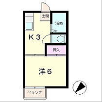 ヴィラ・ド・レステB棟  ｜ 滋賀県草津市笠山２丁目（賃貸アパート1K・2階・21.39㎡） その2