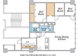 リステージ三浦海岸 3LDKの間取図画像