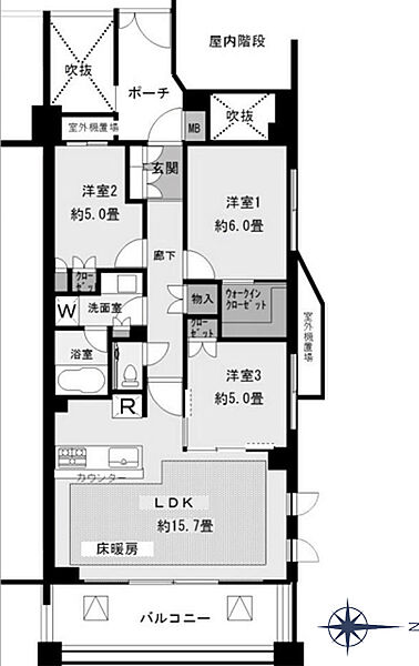 間取りを拡大表示