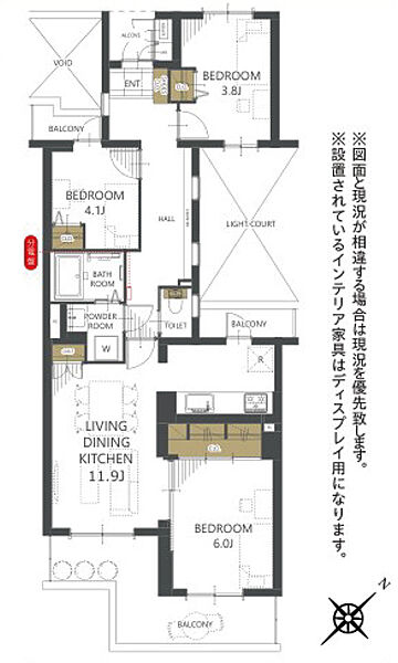 間取りを拡大表示
