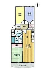間取図画像 3LDK