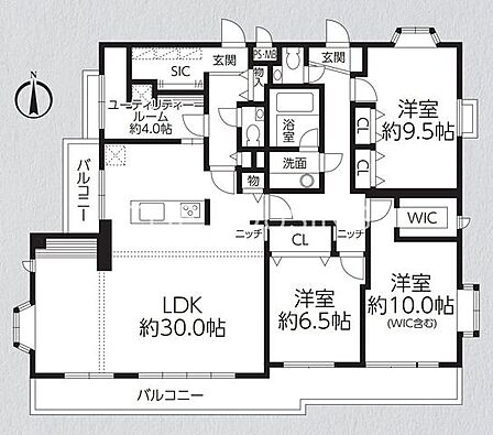 【弊社売主】専有面積142m2!LDK30帖!各居室も広々とした間取りです!