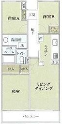 サニークレスト湘南平塚壱番館 3LDKの間取図画像