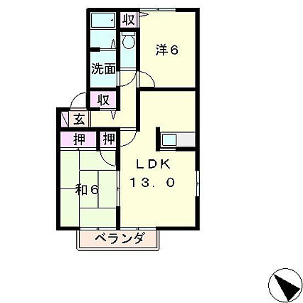 リリックスブルー_間取り_0