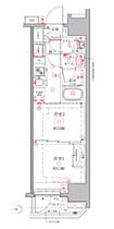 クレイシアIDZ川崎 403 ｜ 神奈川県川崎市幸区中幸町3丁目26-25（賃貸マンション2K・4階・25.56㎡） その2