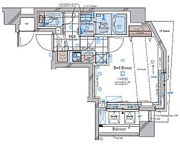 コンシェリア南麻布 ＴＯＫＹＯ ＰＲＥＭＩＵＭ ＥＡＳＴ  ｜ 東京都港区南麻布3丁目19番18（賃貸マンション1K・2階・25.71㎡） その2