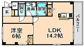 グリューネ鴻池  ｜ 兵庫県伊丹市鴻池4丁目（賃貸マンション1LDK・3階・49.96㎡） その2