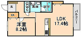 メゾン春日丘  ｜ 兵庫県伊丹市春日丘4丁目（賃貸マンション1LDK・2階・61.50㎡） その2