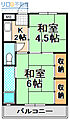 ビレッジハウス鴻池4号棟3階4.4万円