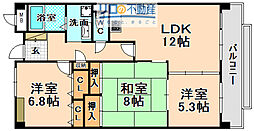 マトック荻野 3LDKの間取図画像