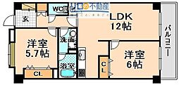 ひよどり 2LDKの間取図画像