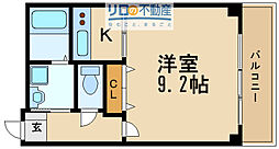 レフィナード西台 1Kの間取図画像