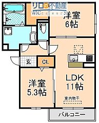 物件の間取り