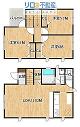 GREENMAISON山本 3LDKの間取図画像