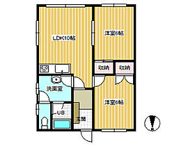 高木ハイツ 203 ｜ 北海道砂川市東四条南５丁目1番17号（賃貸アパート2LDK・2階・52.17㎡） その2