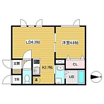 tenere(テネレ) 102 ｜ 北海道滝川市東町６丁目（賃貸アパート1LDK・1階・33.73㎡） その2