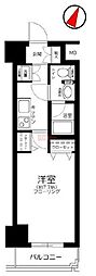 パレステュディオ渋谷本町 1Kの間取図画像