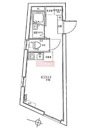 iON下北沢 ワンルームの間取図画像