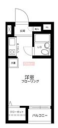 トーシンフェニックス永福町 ワンルームの間取図画像