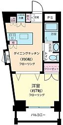 プログレス下高井戸 1DKの間取図画像
