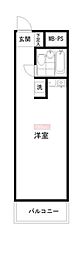 ベルパークシティ西新宿 ワンルームの間取図画像
