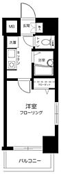 プレール代々木公園弐番館 1Kの間取図画像