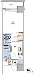 ボヌールステージ笹塚 1Kの間取図画像