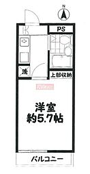 CRESCENT 1Kの間取図画像