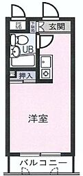 菱和パレス世田谷代田 ワンルームの間取図画像
