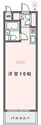 藤和芝コープ ワンルームの間取図画像