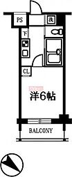トーシンフェニックス芝浦ベイフォート 1Kの間取図画像