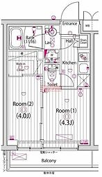 ガーラ練馬グランドステージ 2Kの間取図画像