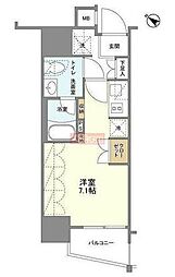 SIL西五反田 ワンルームの間取図画像