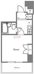 ステージファースト武蔵小山 1Kの間取図画像
