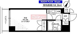 ステージファースト武蔵小山 1Kの間取図画像