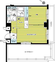 フェニックス初台 1LDKの間取図画像