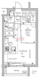 dips成増 1LDKの間取図画像