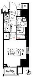 ParkCube笹塚 1Kの間取図画像