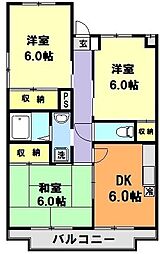間取図画像 3DK