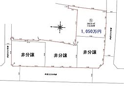 34条12号地川越市鴨田建築条件なし売地