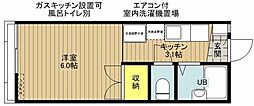 フル・グリーンメゾン ワンルームの間取図画像