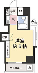 センチュリー21 1Kの間取図画像