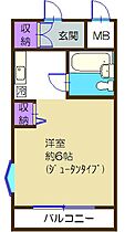 ウインベルソロ川越第六 517号室 ｜ 埼玉県川越市富士見町（賃貸マンション1R・5階・15.02㎡） その2